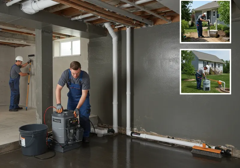 Basement Waterproofing and Flood Prevention process in Sabina, OH